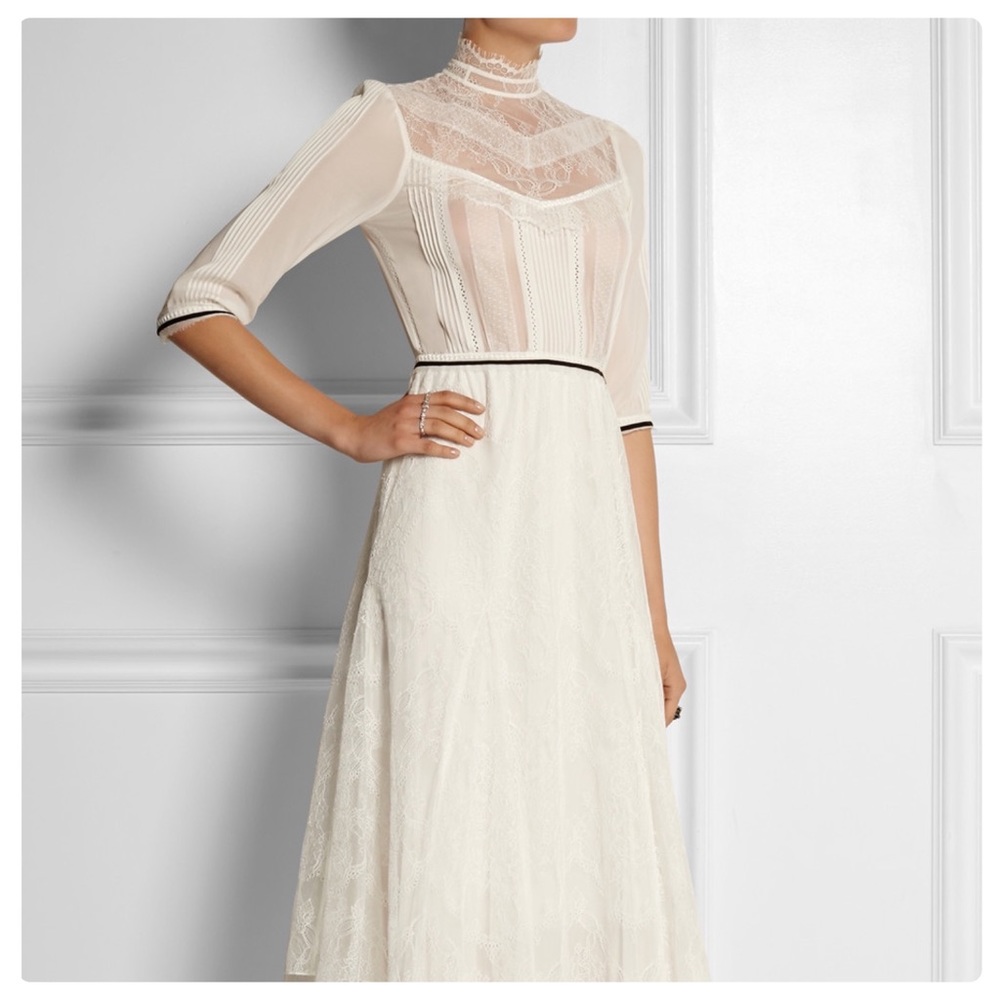 ALICE + OLIVIA Lace Midi Dress - Picture 2 of 8